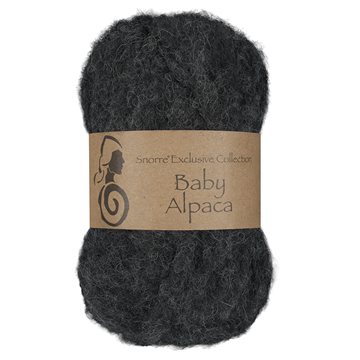 Viking snorre Baby alpaca 317 mørk grå